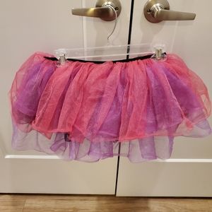 Pink, purple and black fairy tutu